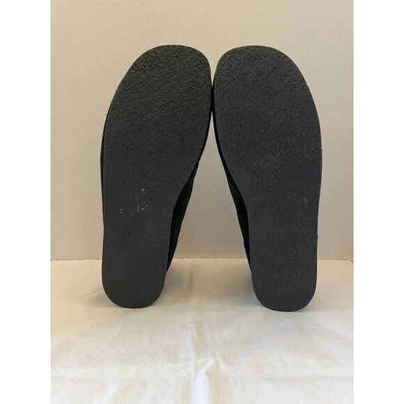 Clarks Wallabee Men's Size 9.5 M Black Suede Boots Shoes - Picture 7 of 9